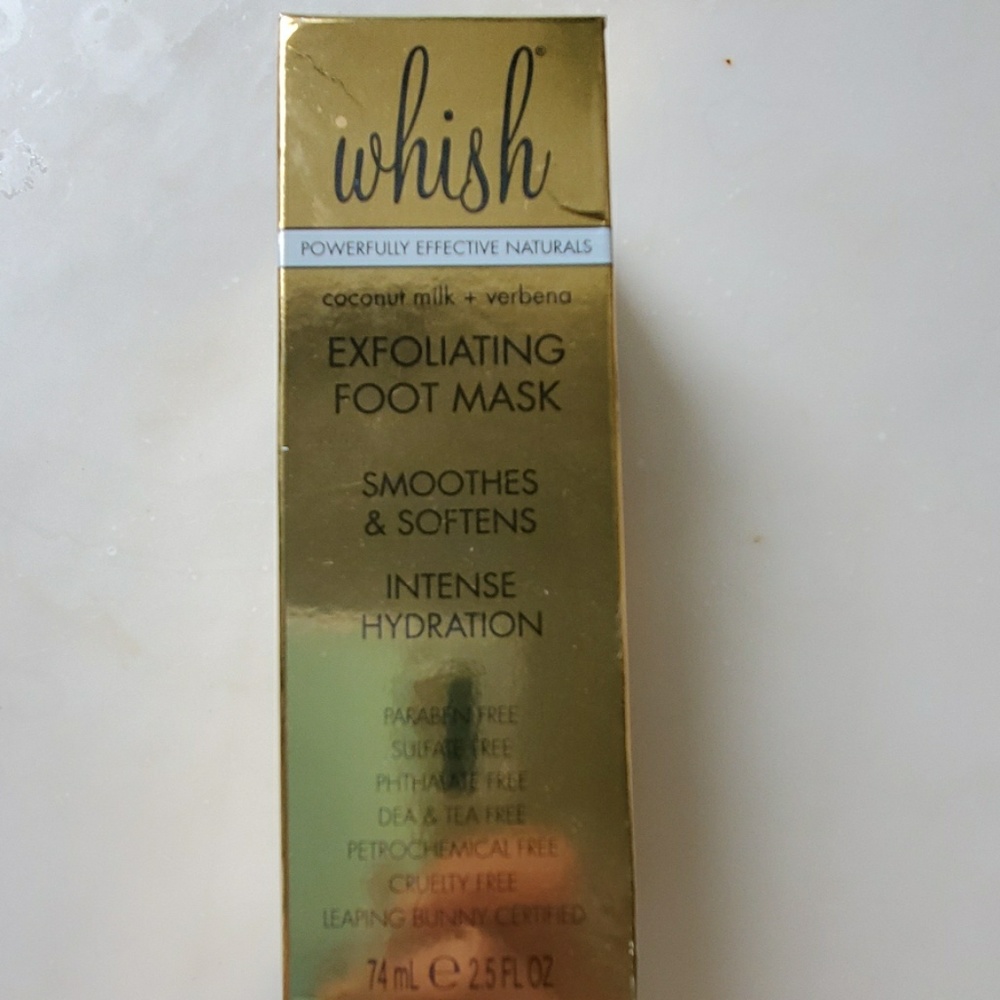 Whish exfoliating foot mask